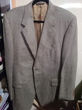 Canali for Bloomingdale's Men's Blazer Suit Coat Silk Wool Luxury Vtg Size 52R