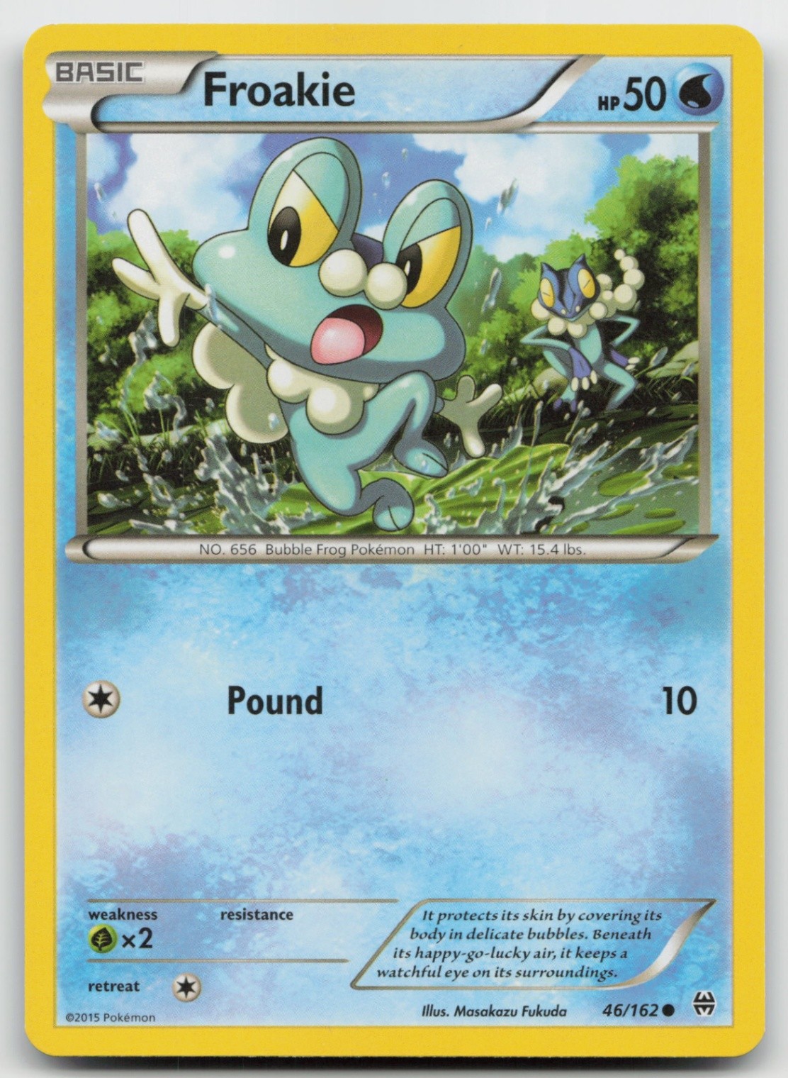 Pokemon Froakie Common XY - BREAKthrough 46/162 LP