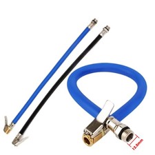 Car Auto Tire Hose Flexible Air Tyre Inflator Pressure Pump Gauge Hose Connector