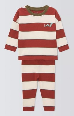 John Lewis Baby Boys Stripe Nessie Pyjamas In Various Sizes *BNWT*