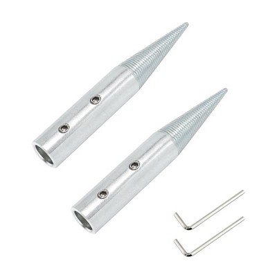 1/2'' Spindle Tapered Threaded Adapter Left & Right Pair Suitable for 3/16''-10...