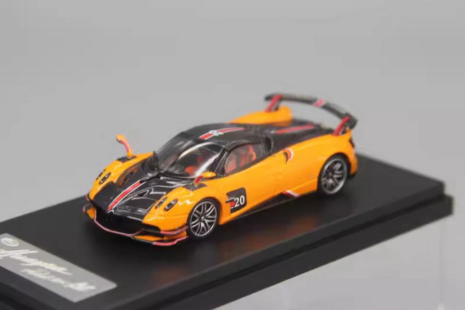 LCD 1/64 Escala Pagani Huayra BC Naranja Diecast Coche Modelo Juguete Regalo Nuevo en Caja  Foto 2 de 4