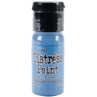 3 Pack Tim Holtz Distress Paint Flip Top 1oz-Salty Ocean TDF-53224