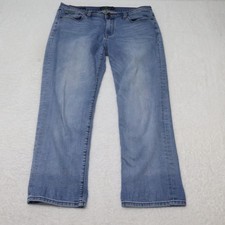 Lucky Brand Sweet Crop Jeans Womens Size 10/30 Light Wash Stretch Denim