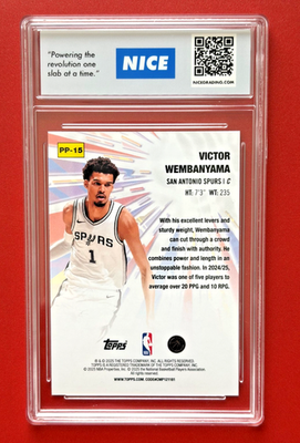 2025-26 Topps - Power Players Victor Wembanyama #PP-15 Holofoil