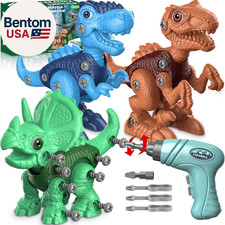 Dinosaur Toys for 3 4 5 6 7 8 Year Old Boys, Take Apart Dinosaur Toys for Kids 3