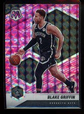2020-21 Panini Mosaic #77 Blake Griffin Mosaic Camo Pink