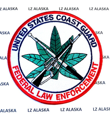US COAST GUARD FEDERAL LAW ENFORCEMENT PATCH (CG5)