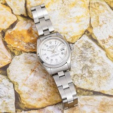 Rolex Date 26mm White Roman Dial Oyster Bracelet 69160 2
