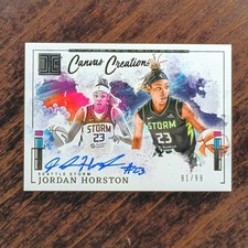 2025 Panini Impeccable WNBA #CC-JH Jordan Horston Canvas Creations AUTO /99