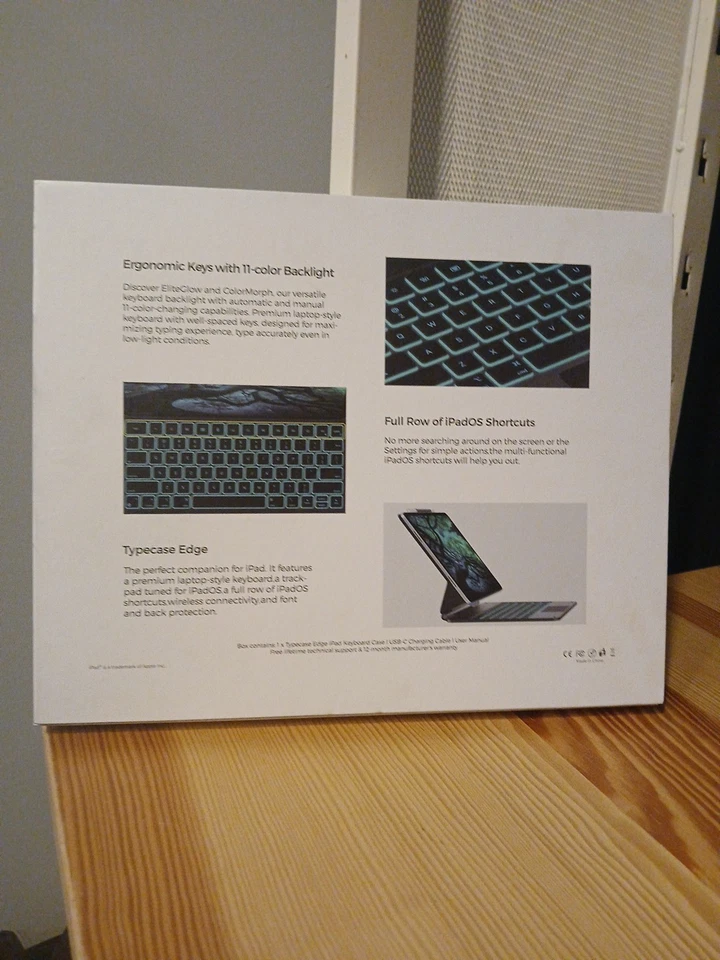 typecase EDGE Keyboard Case for iPad Pro 12.9 6th/5th/4th/3rd Gen IPad Air 13m2 - Image 2 of 3