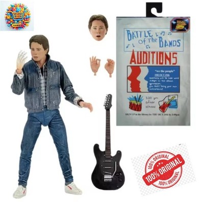 Original Neca Actionfigur Marty Mcfly Zurück in die Zukunft Audition Battle Toys 