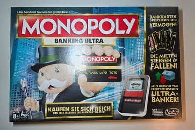 Monopoly Banking Ultra Brettspiel | Hasbro 2015 | 100% Vollständig, Getestet  