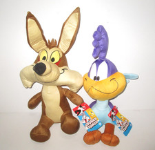 Looney Tunes: Road Runner  Wile E Coyote Plush Toy Factory NWT