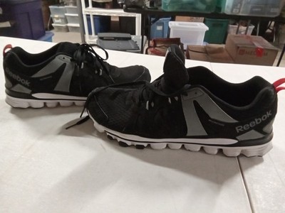 REEBOK HEXAFFECT RUN 2.0 Black/white MENS RUNNING SHOE COMFORT Size 12
