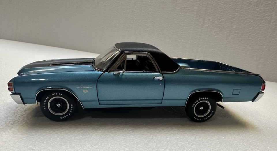 Franklin новом РЕДКАЯ 1971 El Camino синий SS 454 LE502/5000 1:24 B11E891 новый в коробке - Изображение 3 из 4