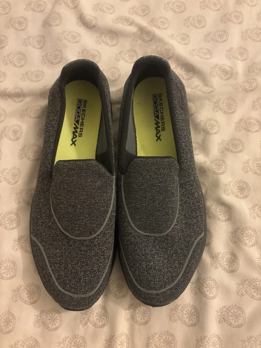 Skechers GOwalk 4 GOga Max Slip-On Shoes Grey UK 5 EU 38 NEW