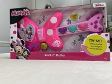 Minnie Bow-Tique Rockin' Guitar, Officially Licensed Kids Toys for Ages 3 Up