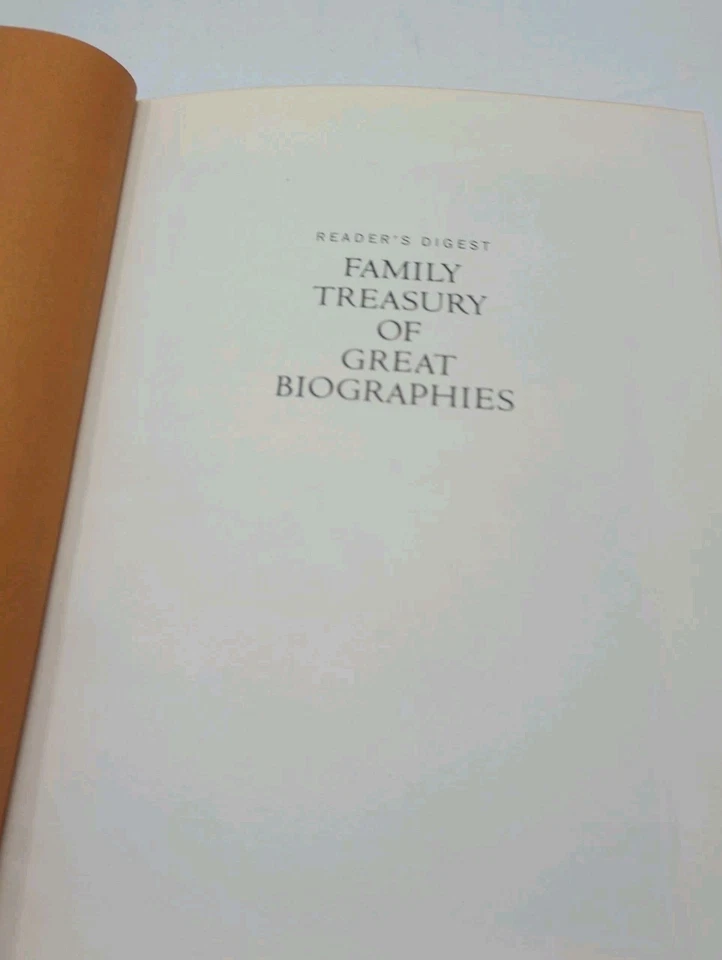 Reader's Digest Set Lot 1-12 Family Treasury of Great Biographies FIRST EDITION — 第 4/4 张图片