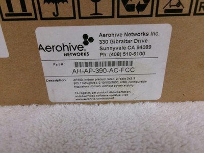 NIB Aerohive Networks AP390 Wireless Access Point     AH-AP-390-AC-FCC
