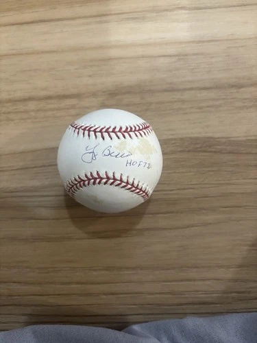 Yogi Berra Signed MLB Autographed Baseball HOF 72 Inscription JSA Authenticated