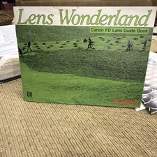 Canon FD Lens Guide Book Wonderland Instruction Manual Vintage 1982 45 PAGES