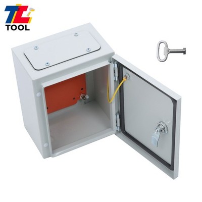 10x8x6'' Carbon Steel Electrical Box, IP65 Waterproof NEMA 4X Rated, Heavy-Duty