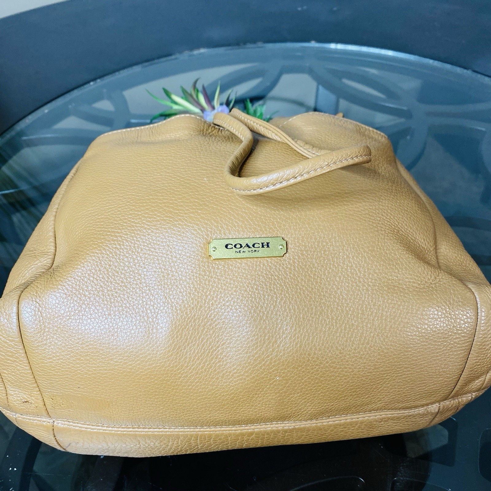 Coach Avery Pebble Leather Drawstring Bucket Bag … - image 11