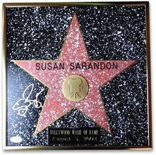Susan Sarandon Signed Autographed Framed Hollywood Star Actress JSA KK55098
