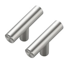 30 Pack Brushed Nickel Cabinet Knobs - Kitchen Silver Pulls for Drawer Stainl...