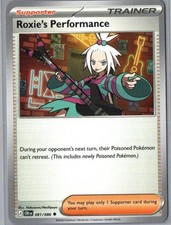 Roxie's Performance 081/086 Uncommon Chaos Rising Pokemon Near Mint