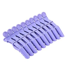 Candy Color Alligator Hair Clips for Styling Sectioning, Wide Teeth & purple