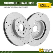 321mm Front Drilled Brake Rotors for Cadillac CTS CT5  2016-2022 Chevy Camaro