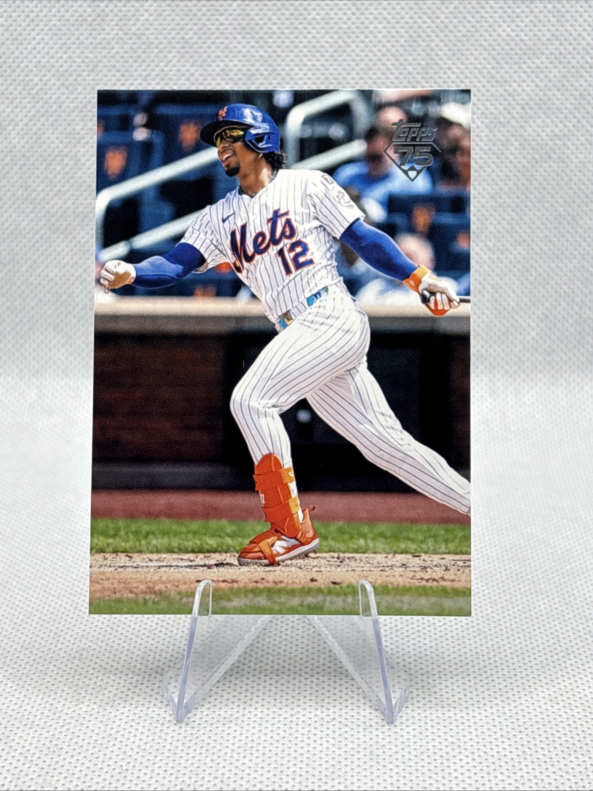 2026 Topps Series 1 Francisco Lindor #123 True Photo Variation SSP METS