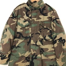 Alpha Industries M-65 Woodland Camo Field Jacket Medium Regular DLA100-86-C-0492