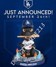 PRESALE 🦖🏟️ Godzilla Minus Zero Night LA Dodgers Bobblehead 9/24/26 🏟️🦖