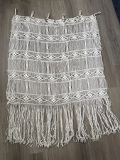 Very Large Wall Art Curtain Macrame 53 X 75