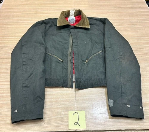 Vintage Walls Cropped Insulated Work Jacket Workwear 2 Pocket Detroit Size Large - product listing photo