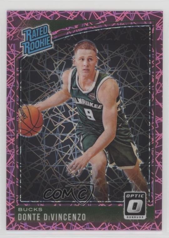2018 Donruss Optic Pink Velocity Prizm 75/79 Donte DiVincenzo #164 Rookie RC 2o7