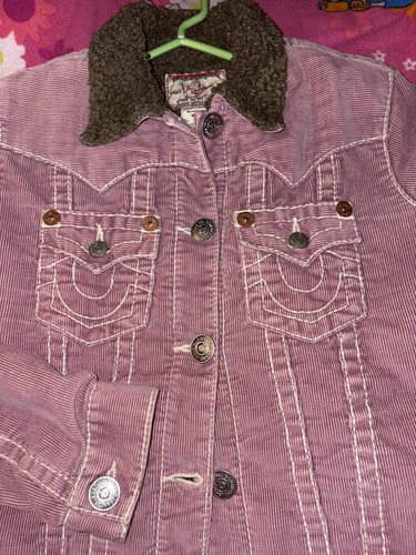 True Religion Jimmy Corduroy Big T Sherpa Jacket