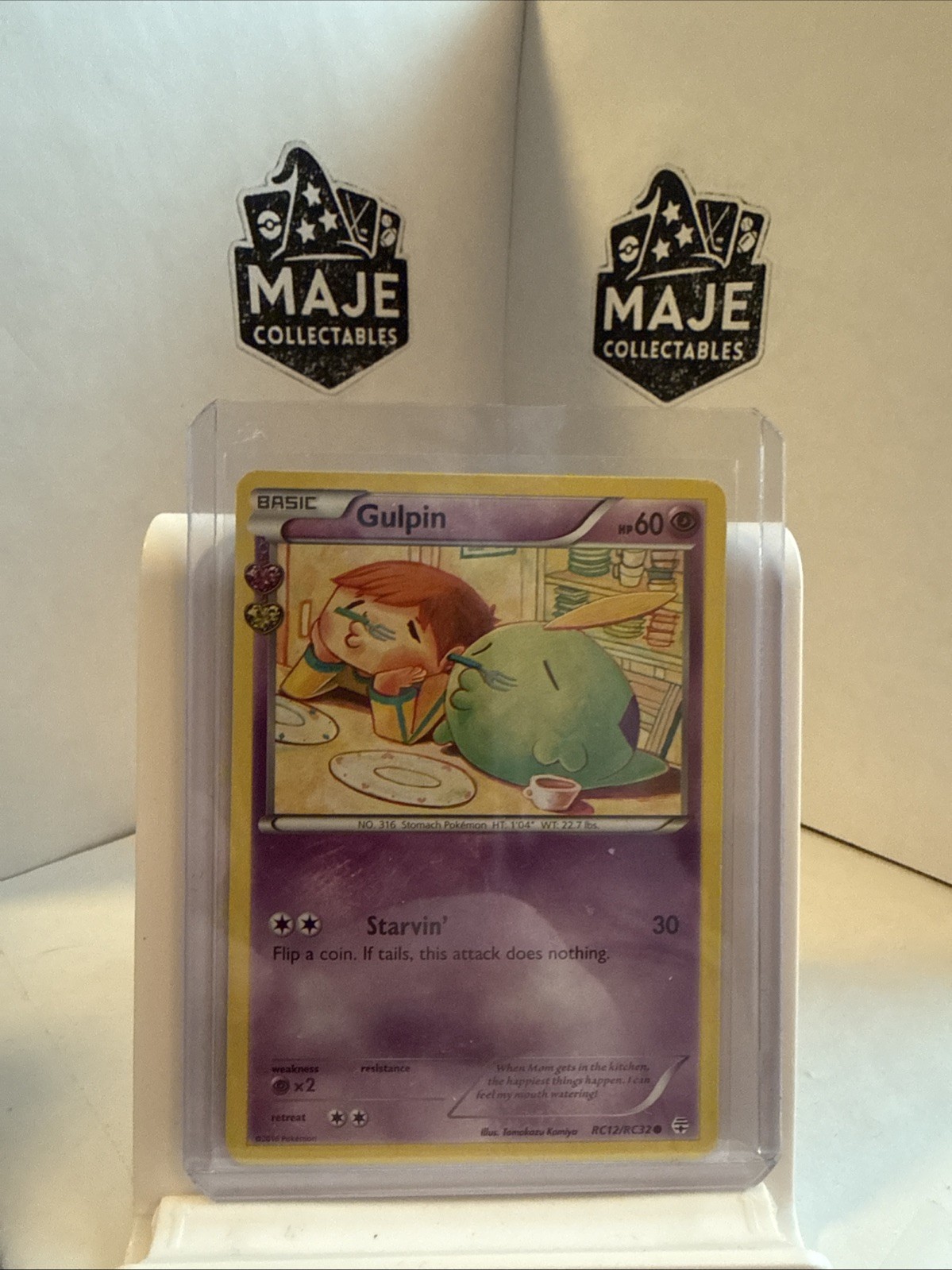 Pokémon TCG Generations Radiant Collection "Gulpin" RC12/RC32 COMMON NM