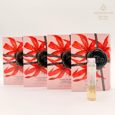 4 Viktor & Rolf Flowerbomb Tiger Lily Ruby Orchid Good Fortune Samples EDP 1.2ml