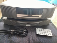 Bose Wave Music System AWRCC1 Silver w/ 3-Disc cd with cord and remote