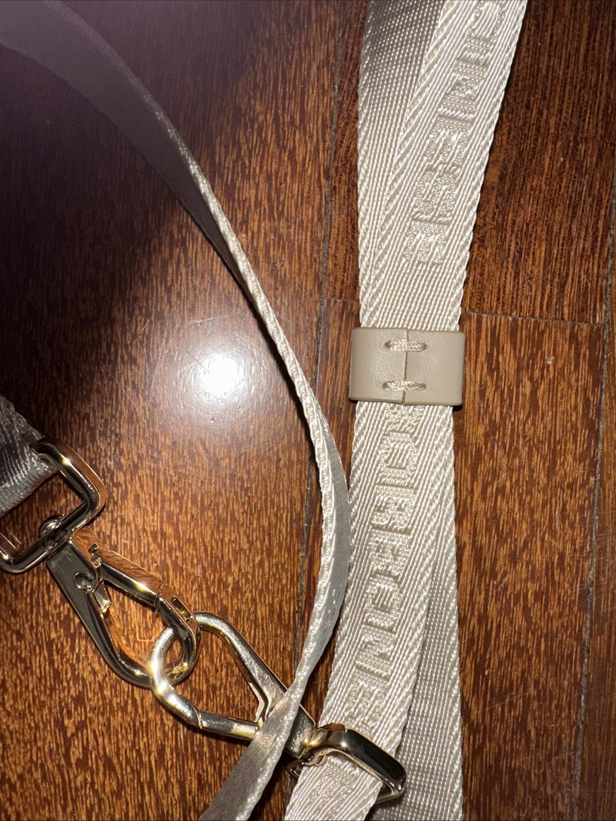 Borbonese Monogram Beige Fabric Shoulder Strap Only Bag Accessories — image 4
