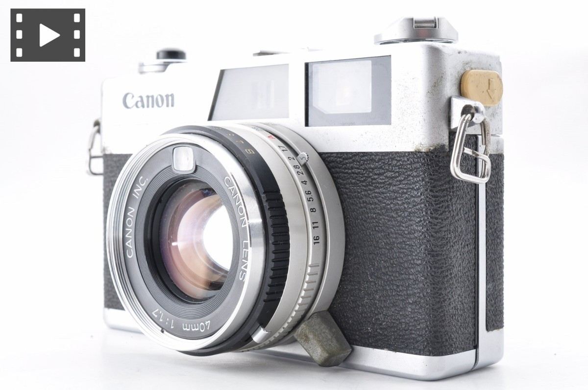 Canon Canonet QL17 G-III 40mm f/1.7 Rangefinder Film Camera