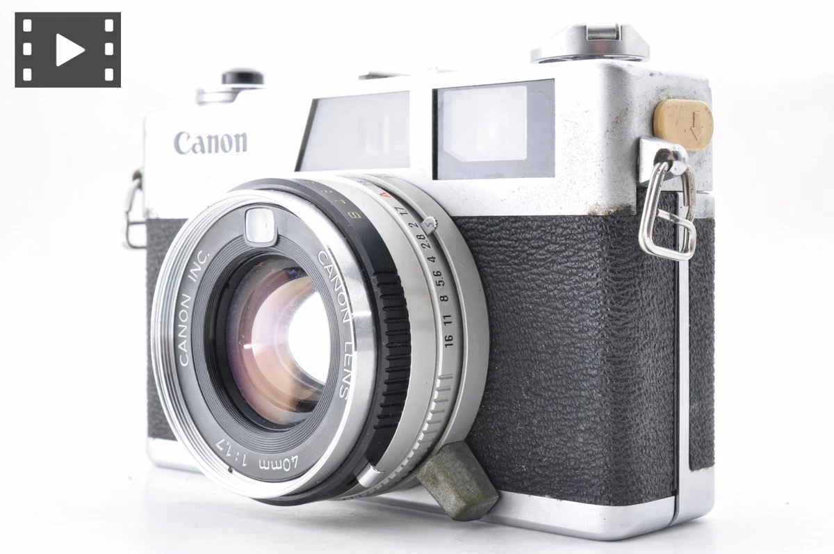 CANON NewCanonet QL17GⅢ Canon Canonet QL17 G-III 40mm f/1.7 Rangefinder Film Camera