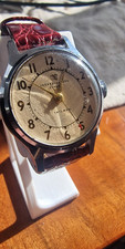 1959@ Orologio inglese Ingersoll (8/10) - con scatola, cinturino in pelle 16 mm. Ottimo.