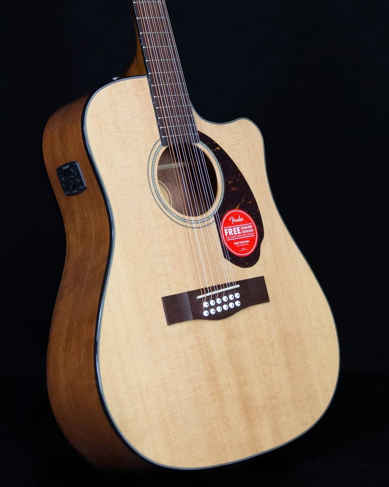 Fender CD-140SCE 12 Cuerdas, Diapasón Nogal, Natural con Estuche Foto 4 de 4