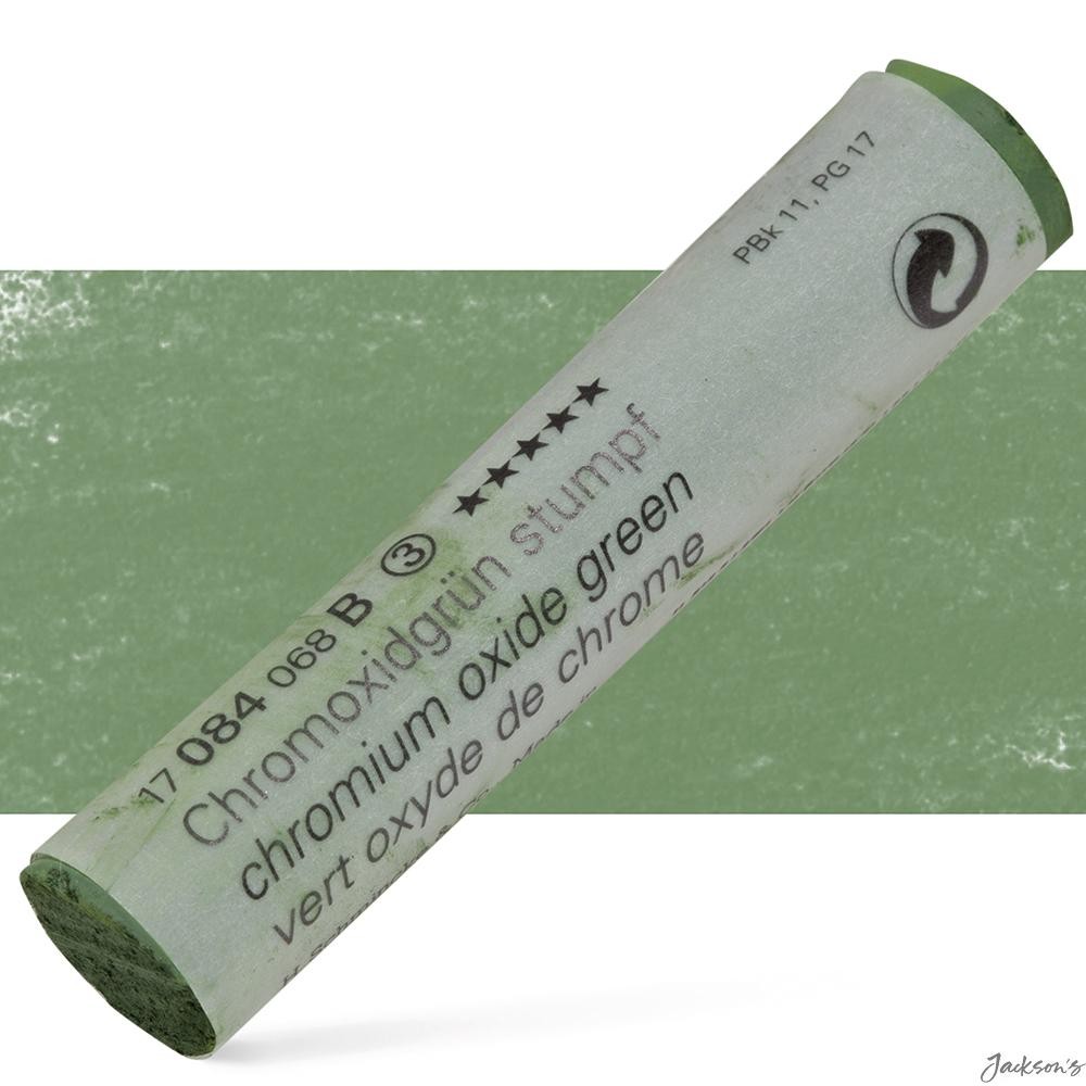 Schmincke Soft Pastel Stick Chromium Oxide Green 84B For Fine Art Drawing