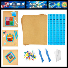 Stained Glass Supplies Kits, 4 x Heat Resistant Stained Glass Work Surface, 12 x